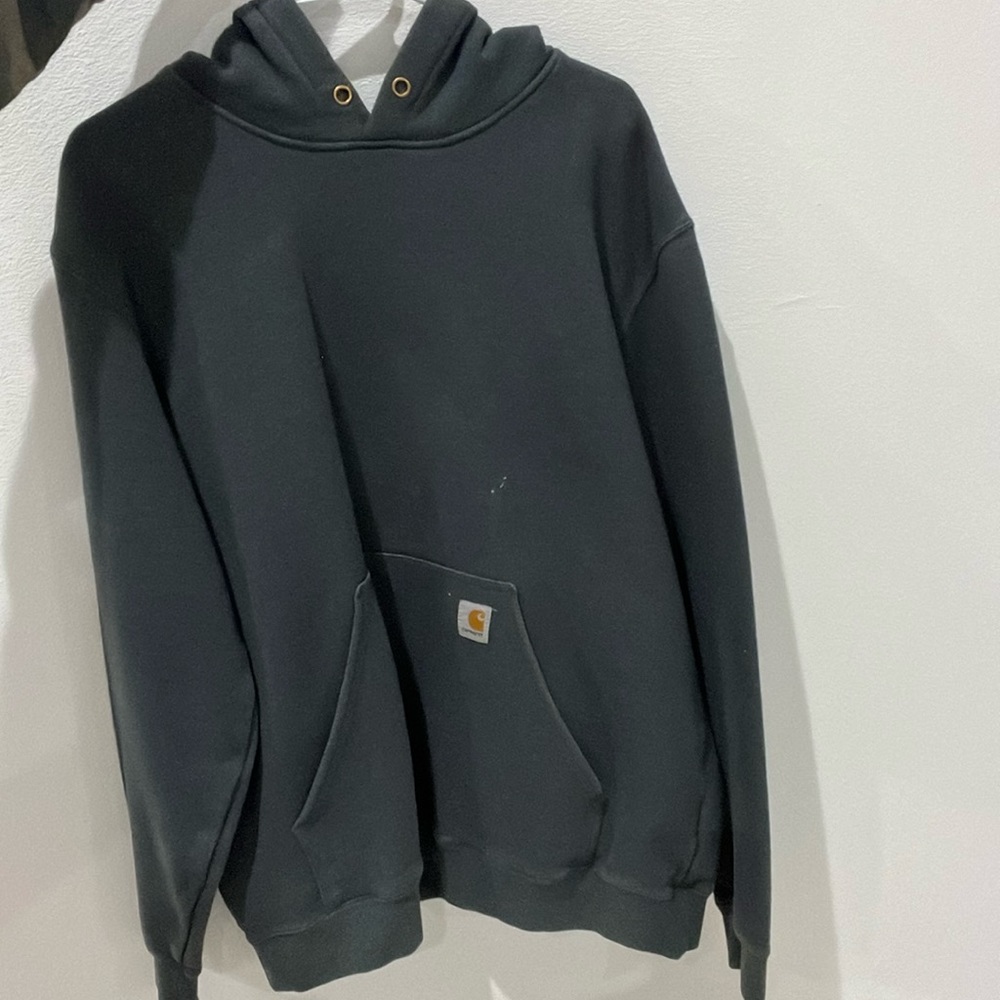 Gray Carhartt hoodie sweatshirt